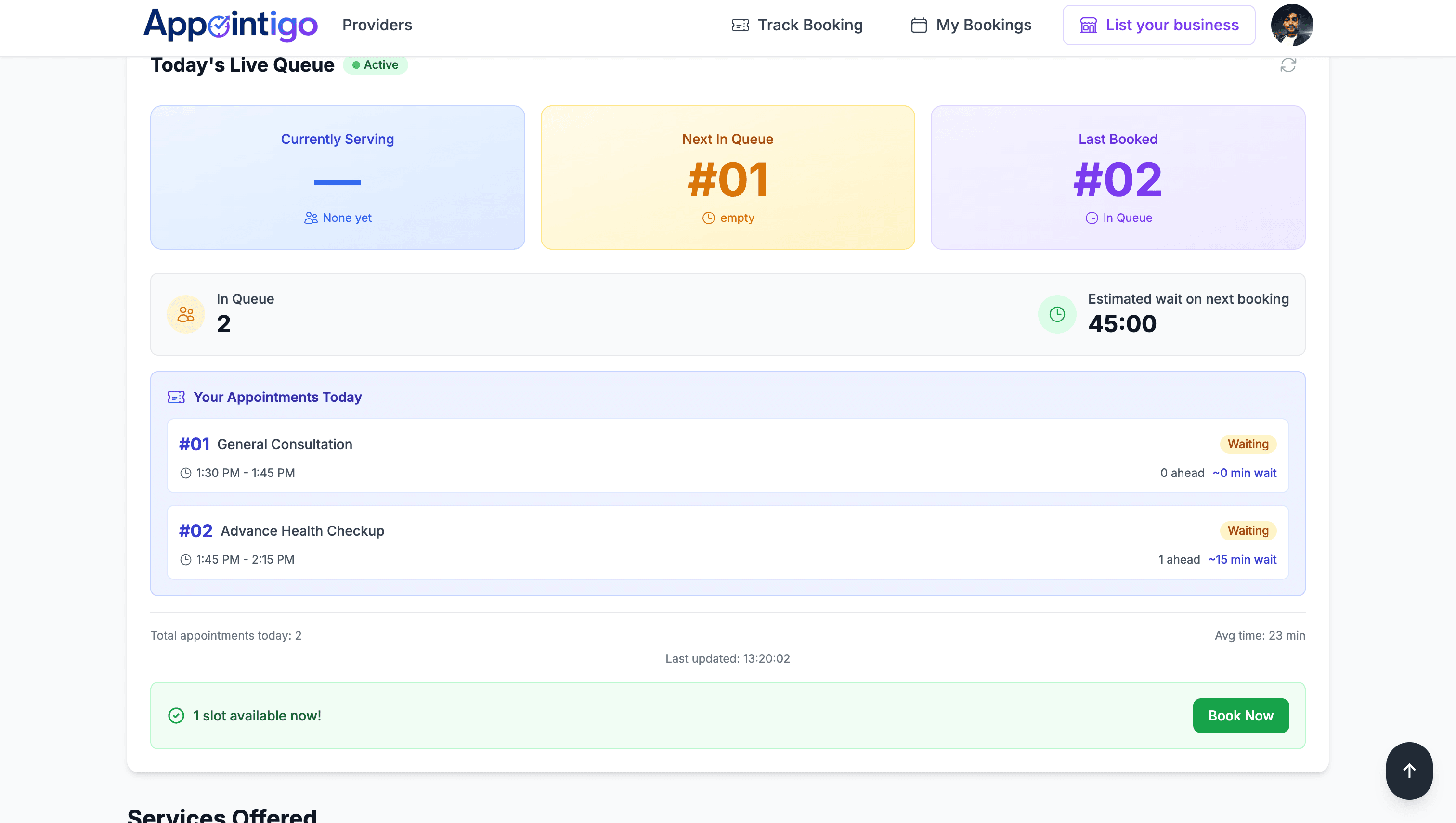 Appointigo – Smart Appointment Management Platform screenshot 3