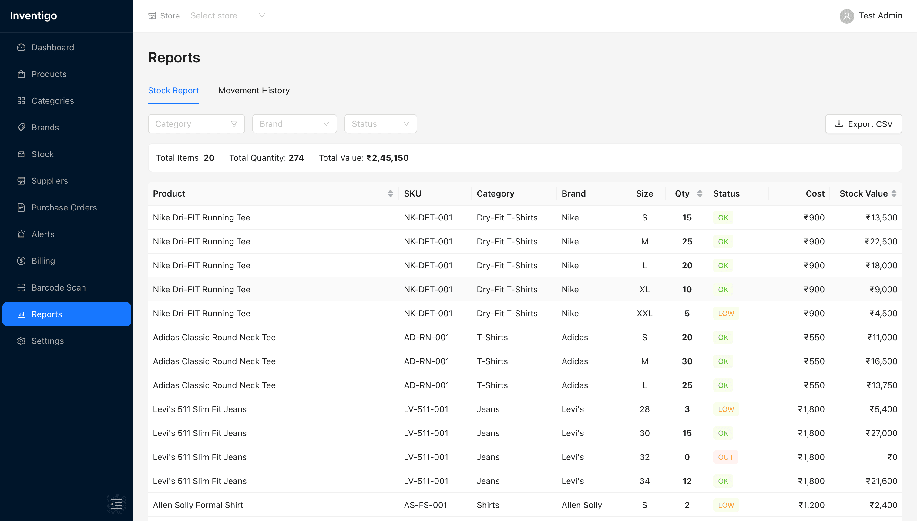 Inventigo – Retail Inventory Management System screenshot 3
